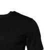 Dolce &amp; Gabbana Black Cotton Short Sleeves Round Neck T-shirt