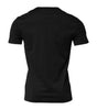 Dolce &amp; Gabbana Black Cotton Short Sleeves Round Neck T-shirt