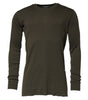 Dolce & Gabbana Dark Green Long Sleeves Crew Neck T-shirt