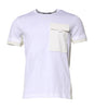 Dolce & Gabbana White Cotton Pocket Short Sleeves T-shirt