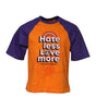 Dolce & Gabbana Orange Purple Printed Round Neck T-shirt