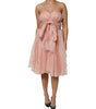 Dolce & Gabbana Pink Silk Chiffon A-line Pleated Midi Dress
