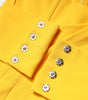 Dolce & Gabbana Yellow One Shoulder Side Slit Midi Dress