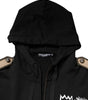 Dolce & Gabbana Black Logo Hooded Full Zip Sweatshirt Jacket