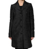 Dolce & Gabbana Black Single Breasted Trench Coat Jacket