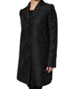 Dolce & Gabbana Black Single Breasted Trench Coat Jacket