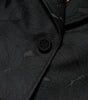 Dolce & Gabbana Black Single Breasted Trench Coat Jacket