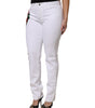 Dolce &amp; Gabbana White Floral Sequined GIRLY Denim Jeans