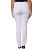 Dolce &amp; Gabbana White Floral Sequined GIRLY Denim Jeans