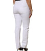 Dolce &amp; Gabbana White Floral Sequined GIRLY Denim Jeans