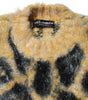 Dolce & Gabbana Multicolor Leopard Mohair Crew Neck Sweater