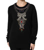 Dolce & Gabbana Black Cashmere Crystal Embellished Sweater