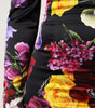 Dolce & Gabbana Multicolor Ortensies Long Sleeves Blouse Top