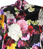 Dolce & Gabbana Multicolor Ortensies Long Sleeves Blouse Top