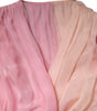 Dolce & Gabbana Pink Plunging V-neck Long Sleeves Blouse Top