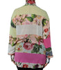Dolce & Gabbana Multicolor Floral Patchwork Long Sleeves Top