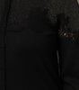 Dolce & Gabbana Black Viscose Lace Buttoned Cardigan Sweater