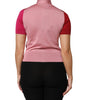 Dolce & Gabbana Pink Short Sleeves Buttoned Ascot Collar Top