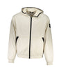 Calvin Klein Elegant Beige Hooded Jacket – Timeless Outerwear