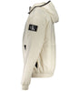 Calvin Klein Elegant Beige Hooded Jacket – Timeless Outerwear