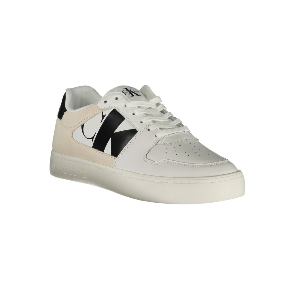 Baskets Calvin Klein en polyester blanc