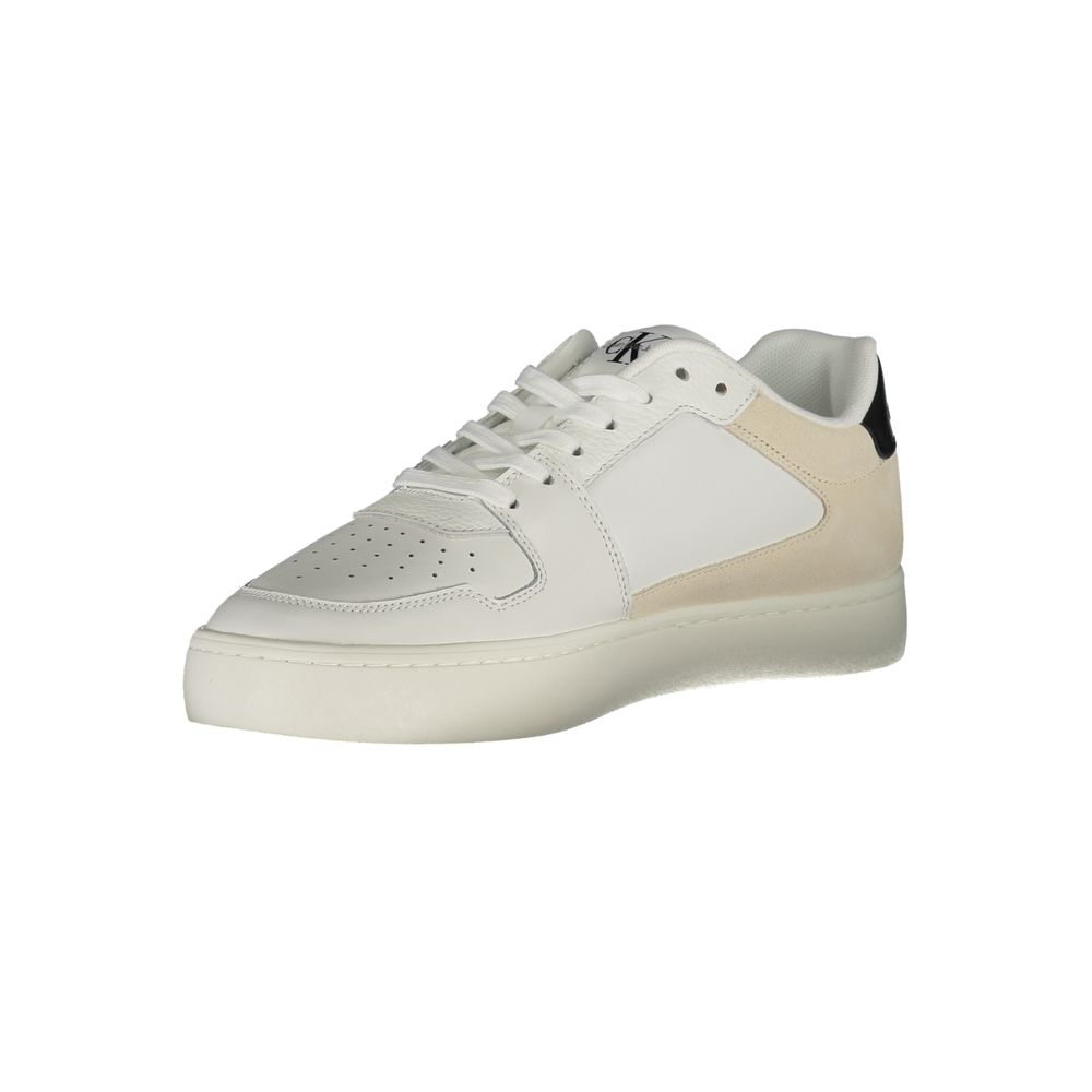 Baskets Calvin Klein en polyester blanc