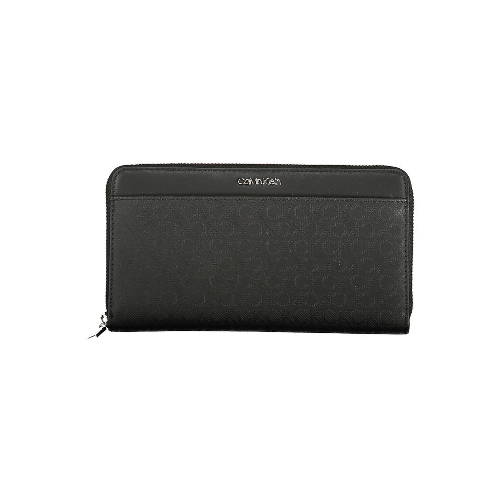 Portefeuille femme Calvin Klein en polyester noir