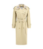 Burberry Castleford Trench Coat with Archive Check collar