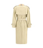 Burberry Castleford Trench Coat with Archive Check collar