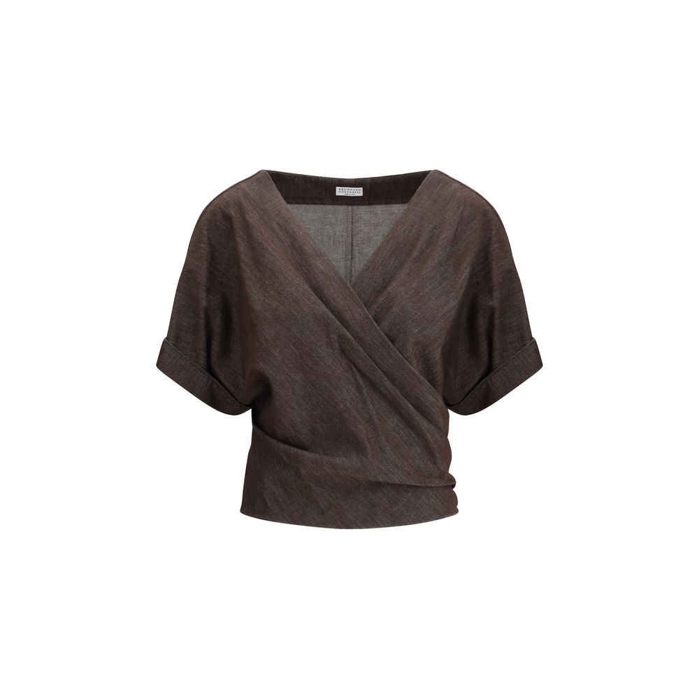 Brunello Cucinelli Chemisier portefeuille