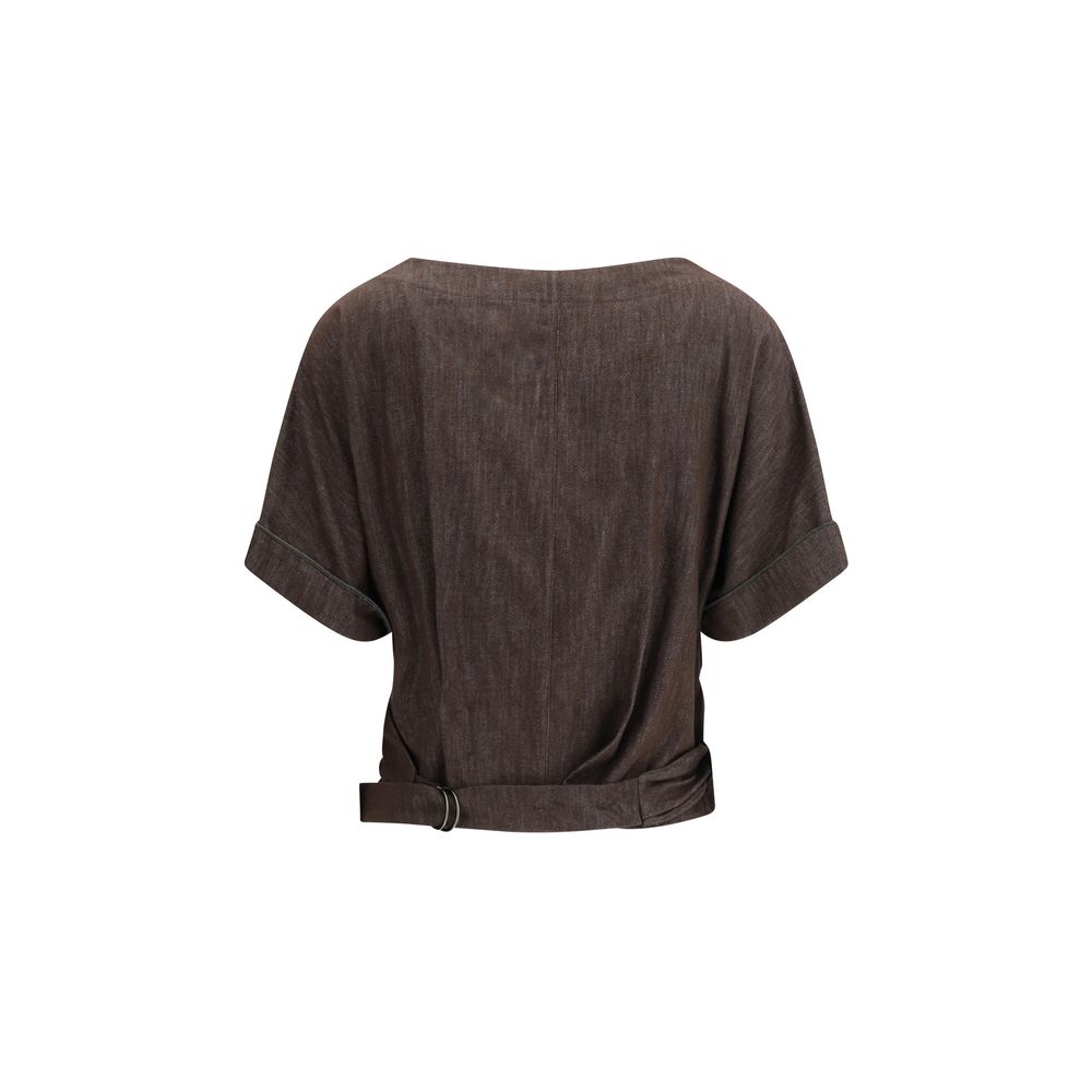 Brunello Cucinelli Chemisier portefeuille