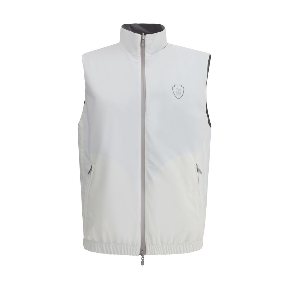 Gilet réversible imperméable Brunello Cucinelli