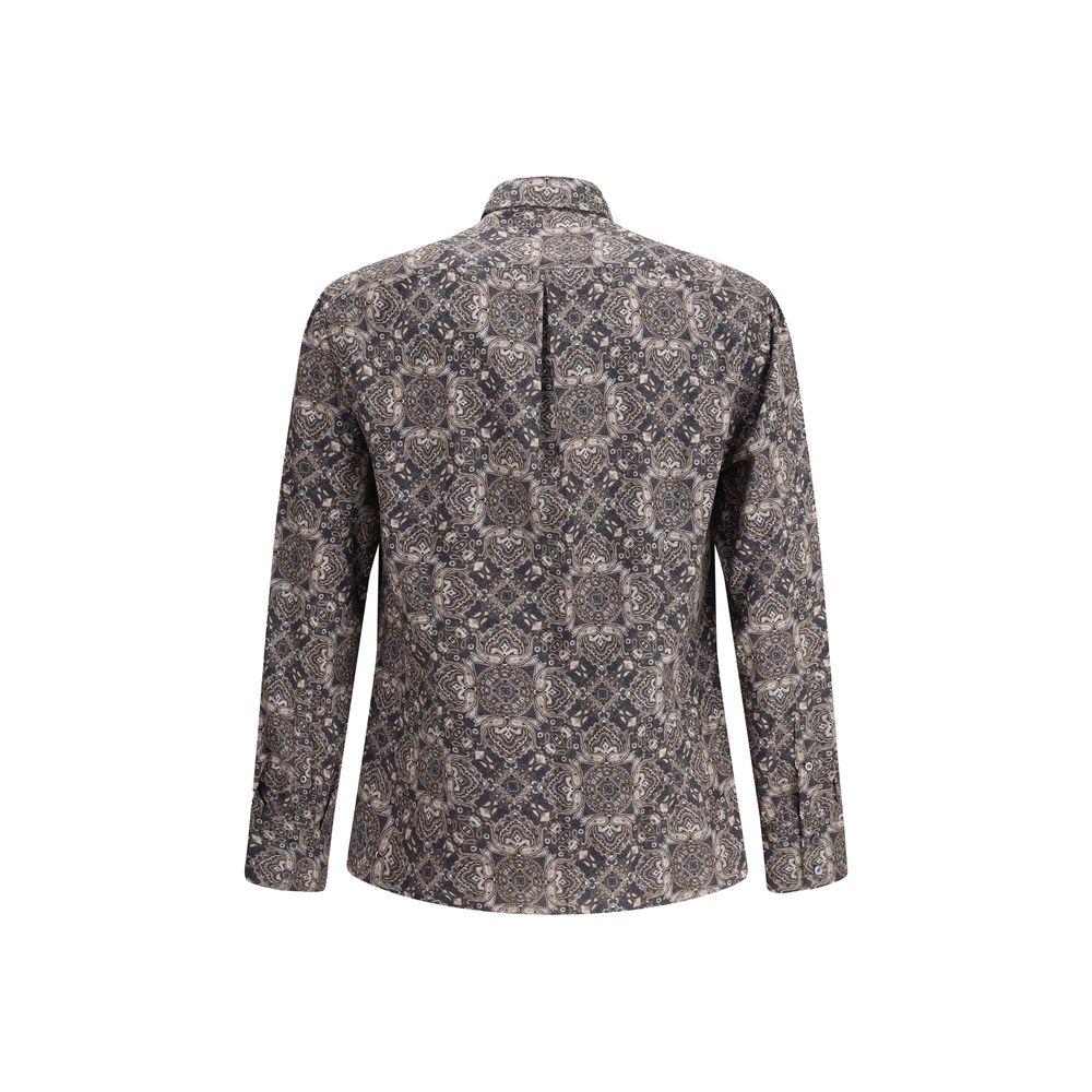 Brunello Cucinelli Chemise à imprimé cachemire