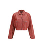 Veste en cuir Brunello Cucinelli