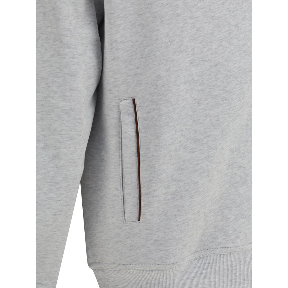 Sweat à capuche en coton Brunello Cucinelli