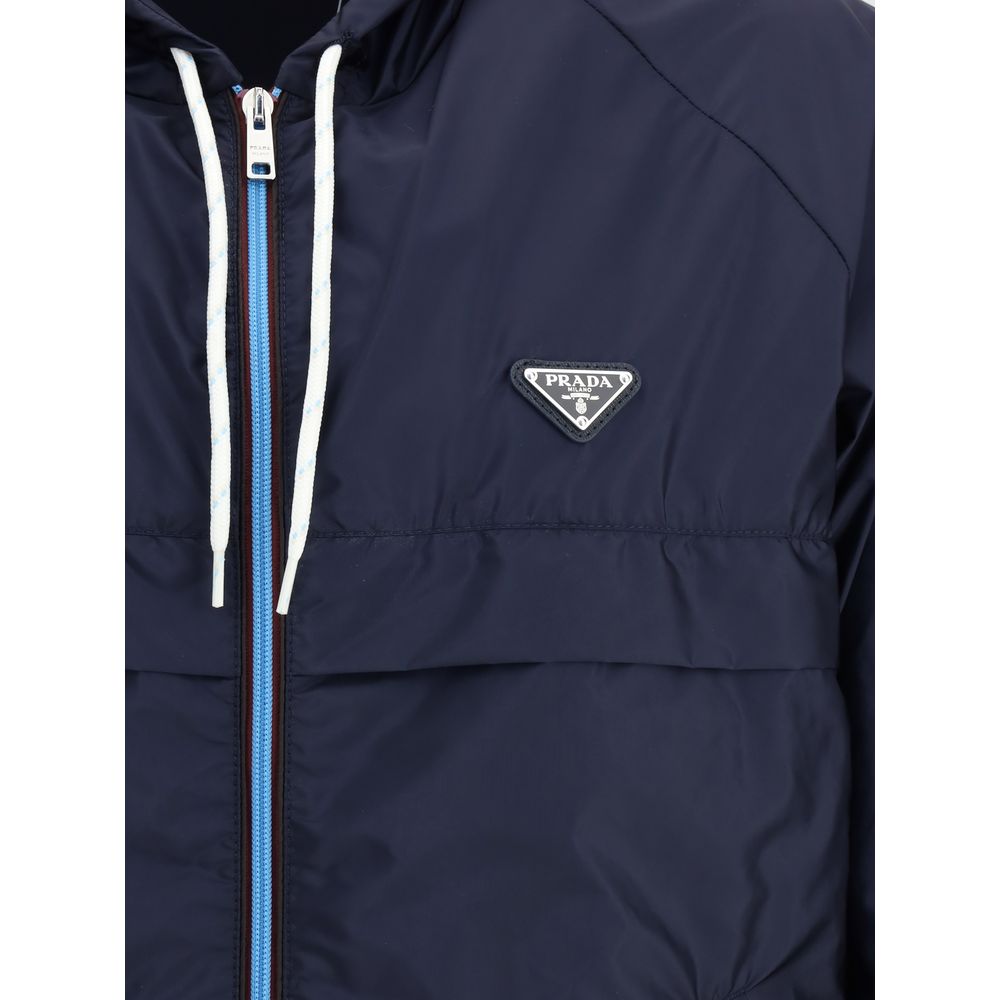 Veste à capuche imperméable Prada