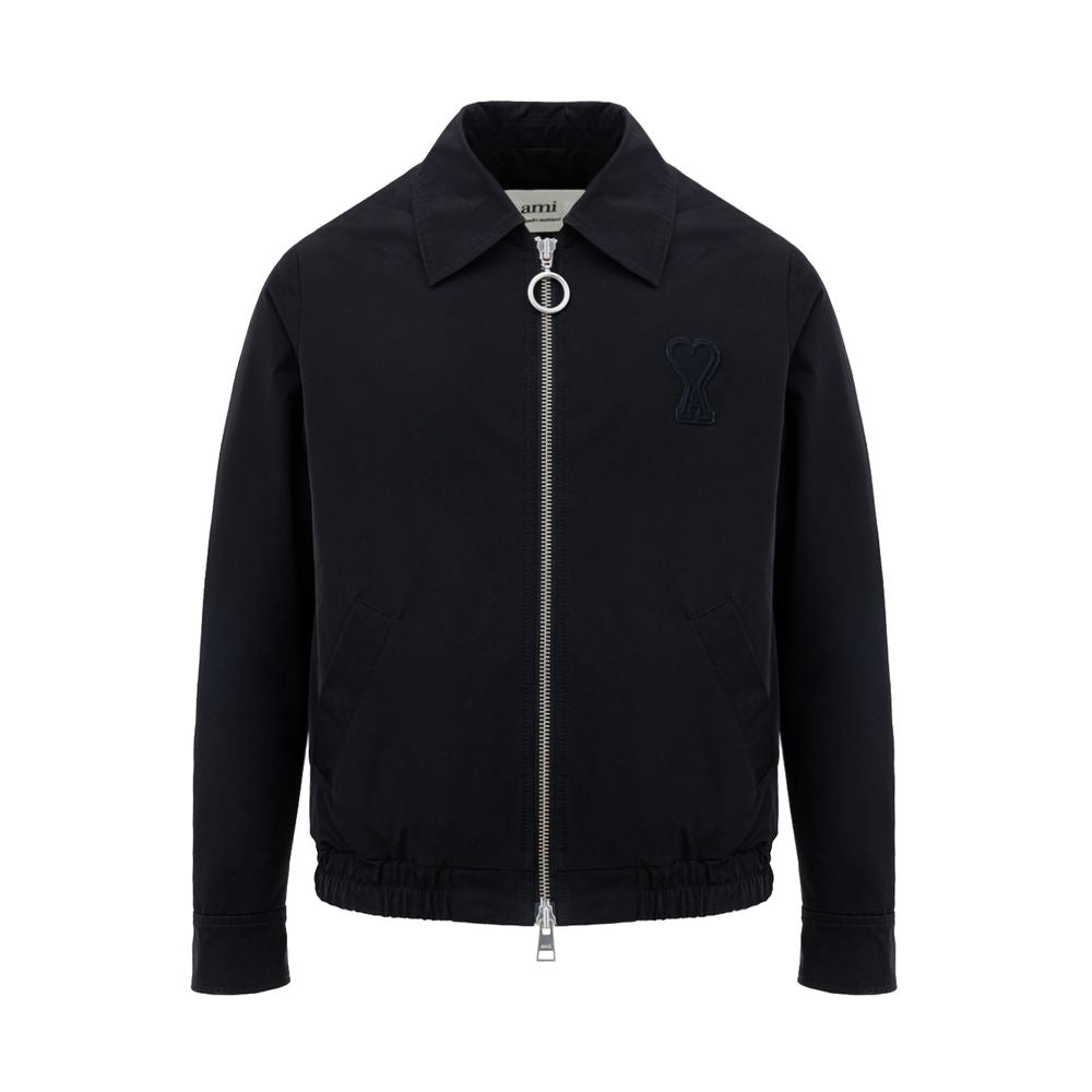 Vestes et manteaux en polyester noir Ami Paris
