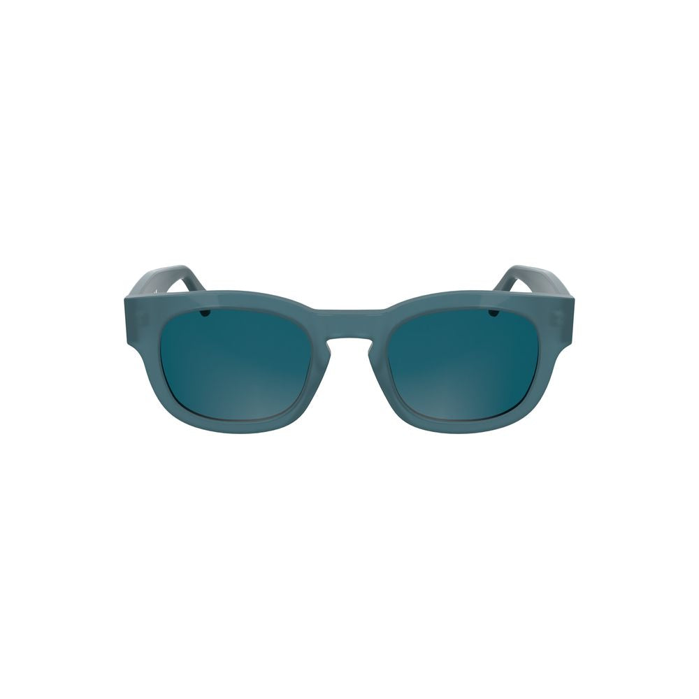 Lunettes de soleil Calvin Klein en acétate bleu pour femme