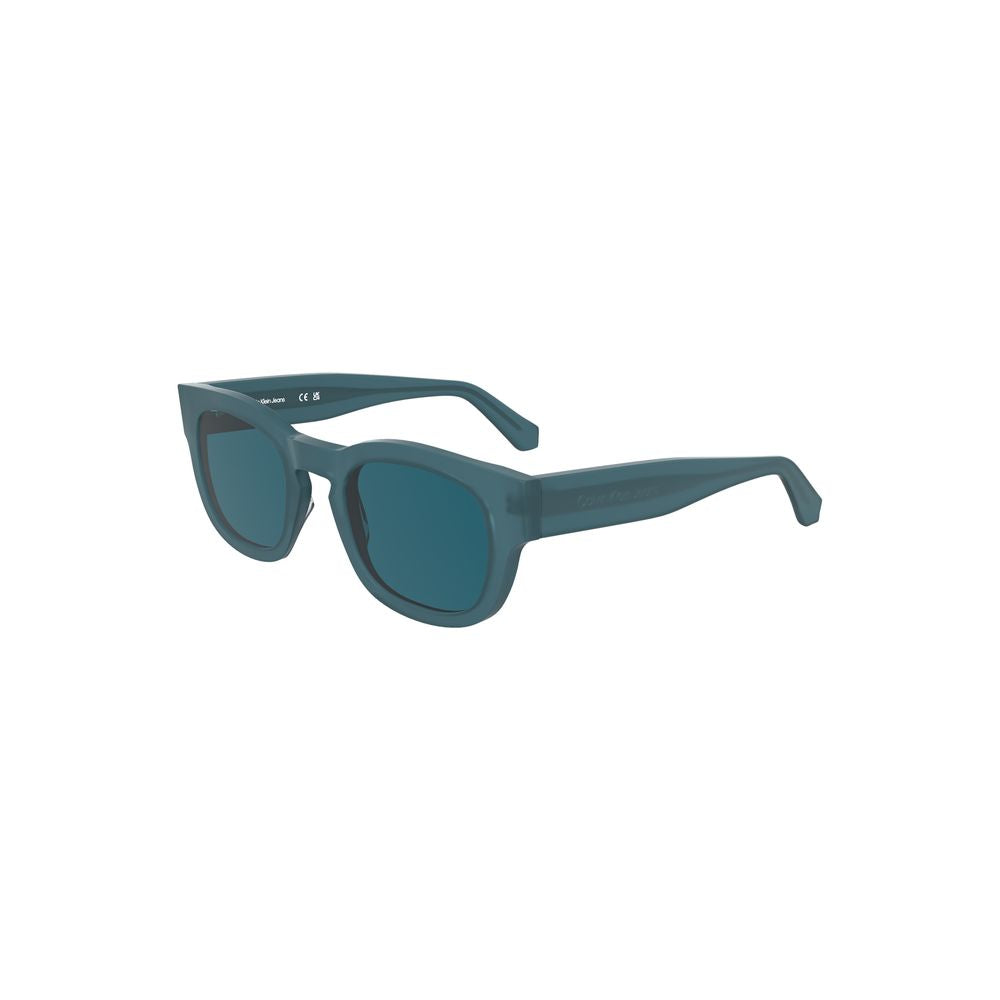 Lunettes de soleil Calvin Klein en acétate bleu pour femme