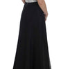 Dolce & Gabbana Black White Floral Silk Sheath Gown Dress