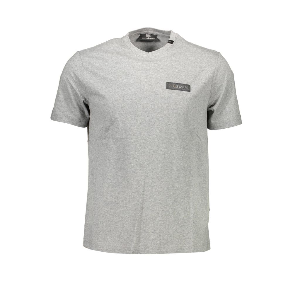 T-shirt Plein Sport en coton gris pour homme