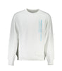 Calvin Klein Crisp White Crew Neck Cotton-Blend Sweater