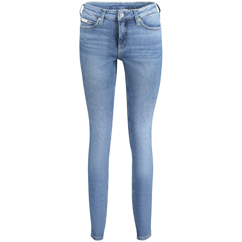 Jean et pantalon en coton bleu Calvin Klein