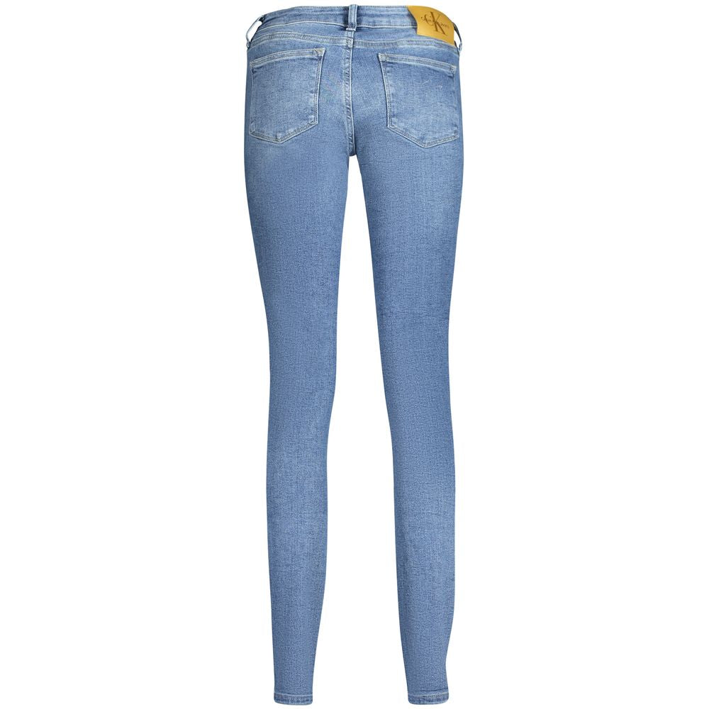 Jean et pantalon en coton bleu Calvin Klein