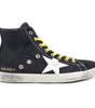 Baskets en toile noire Golden Goose