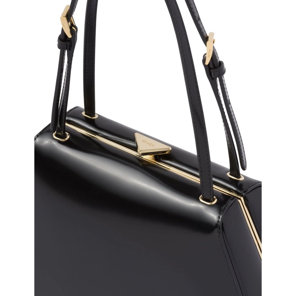 Sac à main Prada en cuir noir