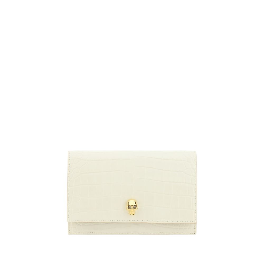 Mini sac à bandoulière tête de mort Alexander McQueen