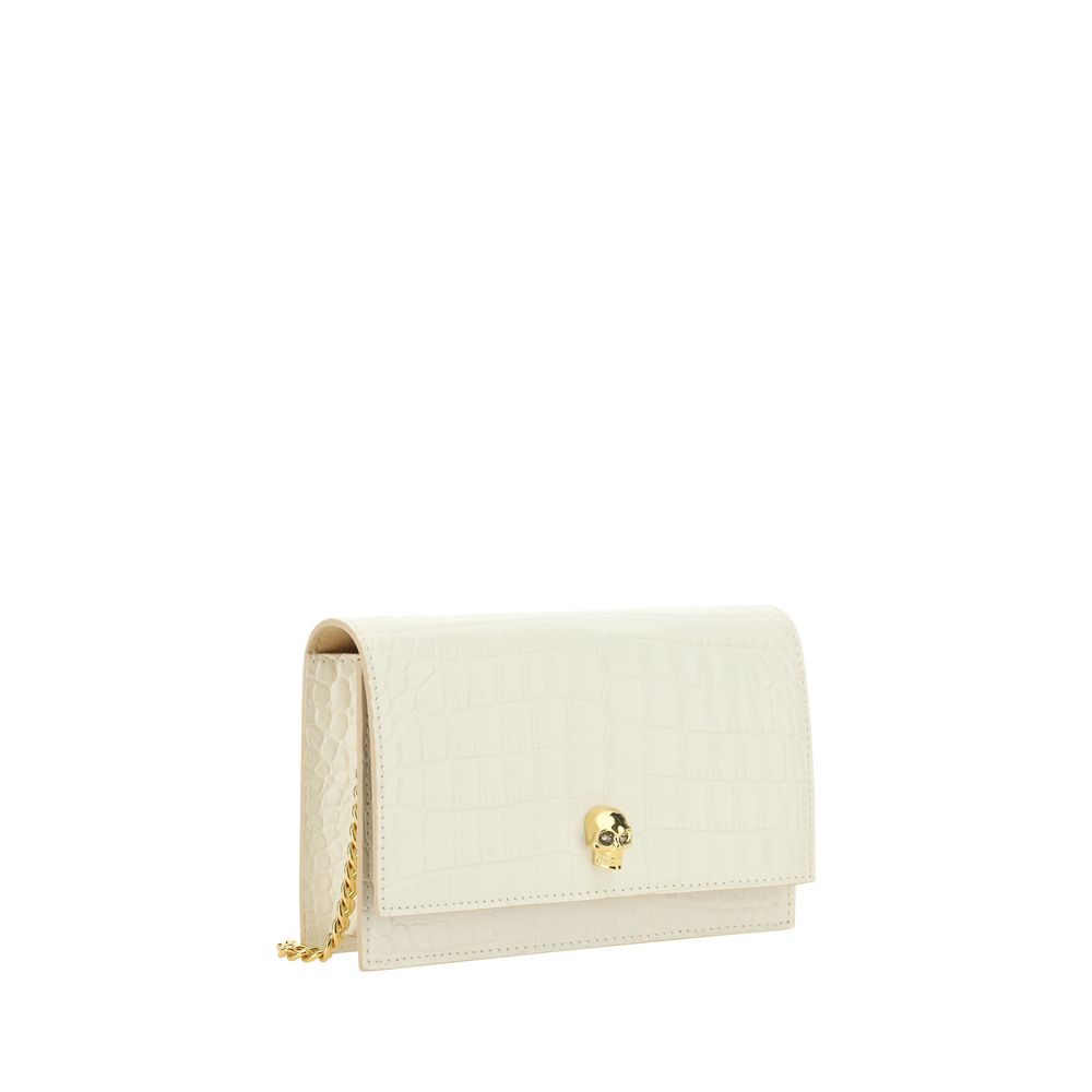 Mini sac à bandoulière tête de mort Alexander McQueen