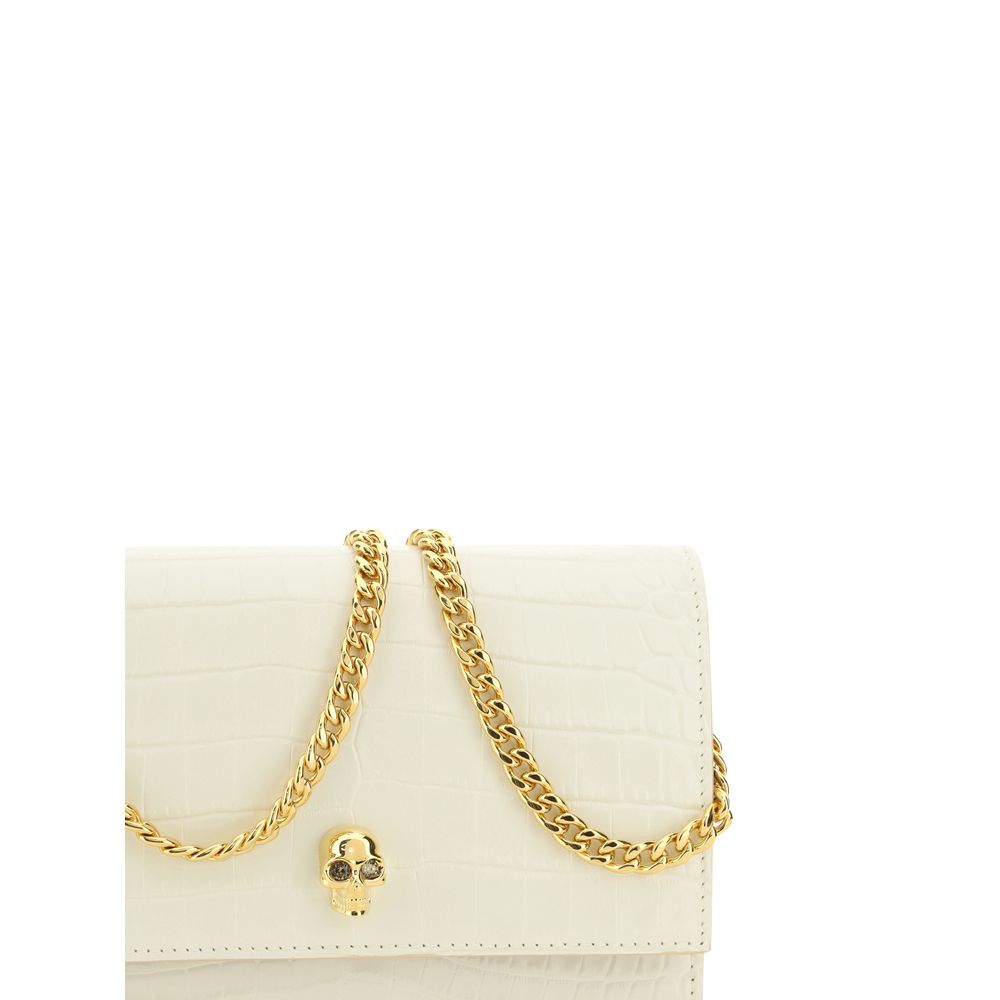 Mini sac à bandoulière tête de mort Alexander McQueen