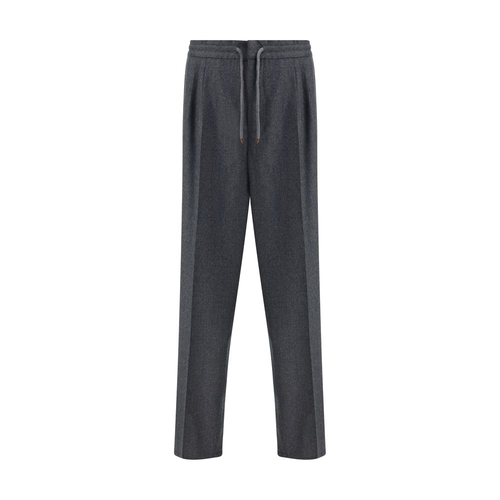 Brunello Cucinelli Pantalon en laine vierge